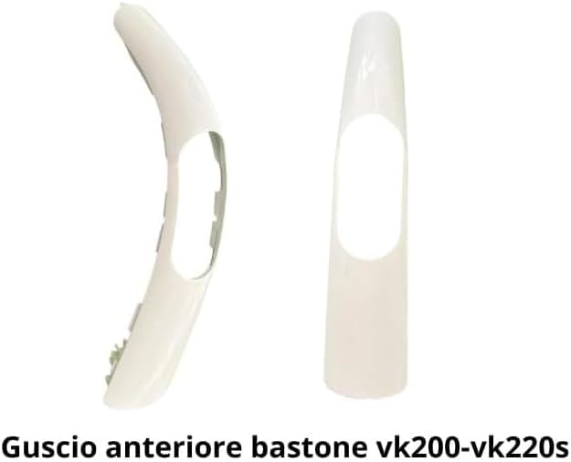 Coperchio Impugnatura Anteriore in Plastica bianco Compatibile con Vorwerk Folletto VK200 VK220S – Ricambio Manico -Facile da Montare