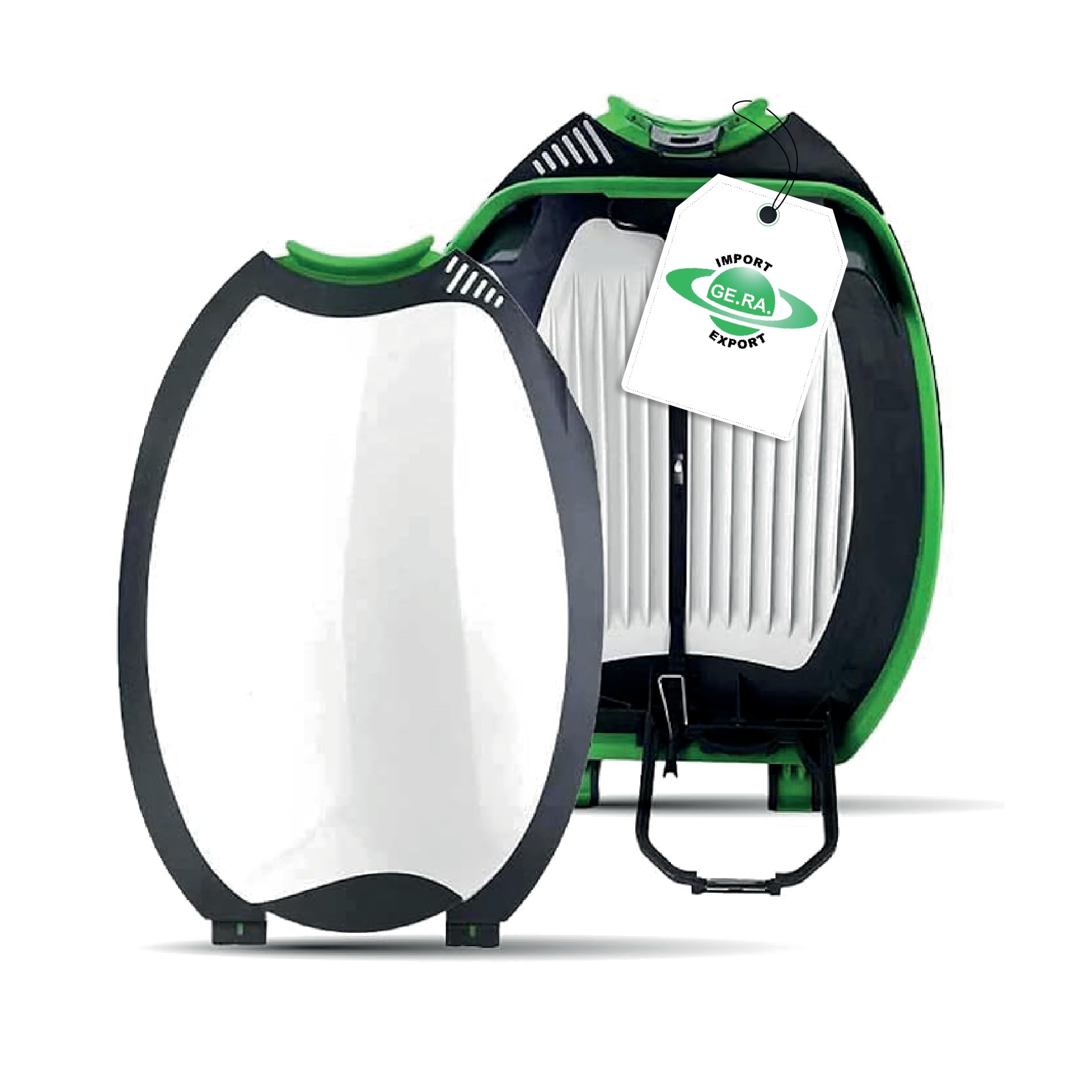 GE.RA Sportello Filtro Compatibile Folletto VK140 Aspirapolvere – Ricambio Inferiore Chiusura Sicura Anti-Polvere, ABS Alta Resistenza – Installazione Facile Senza Adattamenti