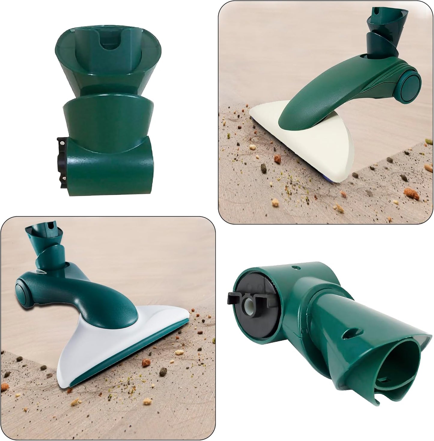 Snodo compatibile per Folletto VK135 VK136 VK140 Ricambio per Kobold Giunto Snodato HD35 HD40 - Verde
