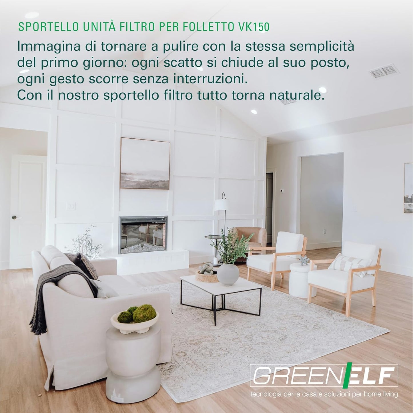 Sportello Folletto VK150 Compatibile 100%, Ricambio per Folletto VK150 Unità Filtro, Chiusura Ermetica, Riduce la Polvere nella Camera Filtro | Plastica ABS Rinforzata, Facile da Montare