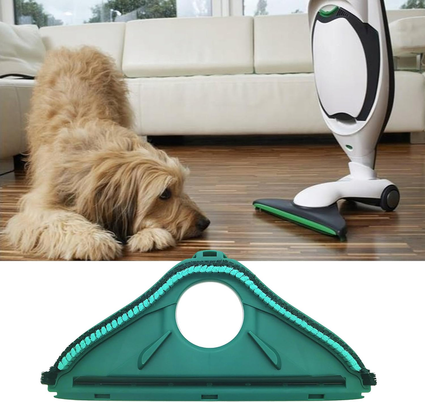 Sotto Spazzola compatibile per Folletto VK140 VK150 Setole di Ricambio per Spazzola Folletto HD 40 HD 50 – Verde