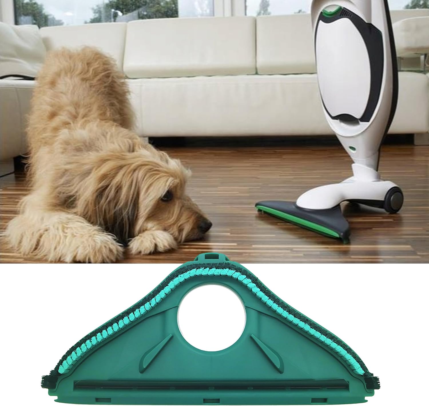 Sotto Spazzola compatibile per Folletto VK140 VK150 Setole di Ricambio per Spazzola Folletto HD 40 HD 50 – Verde