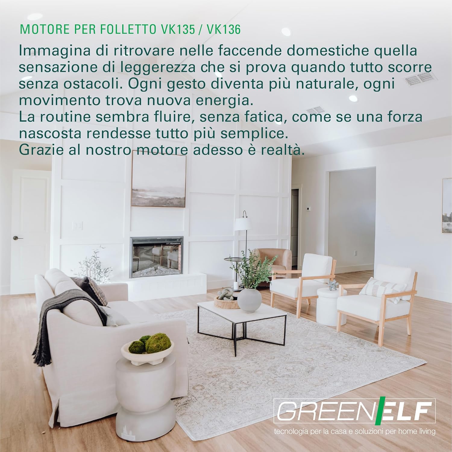 Motore Folletto VK135 VK136 | Ricambio Folletto VK135 e VK136 Vecchio Modello Aspirapolvere, 100% Compatibile | Potenza 750W | Affidabile e Facile da Montare