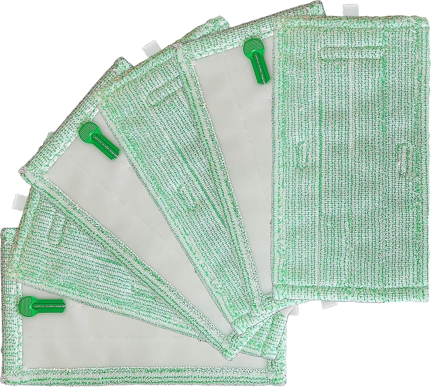 Panni Pulilava per Folletto SP600 SP600S Panno Lavapavimento in Microfibra Morbido adatto Parquet - Verde 6pcs